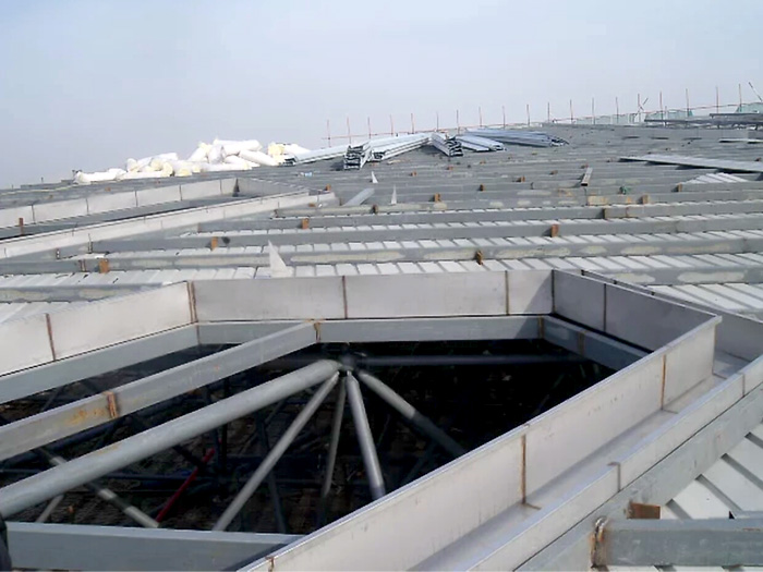 南通安吉县体育馆网架